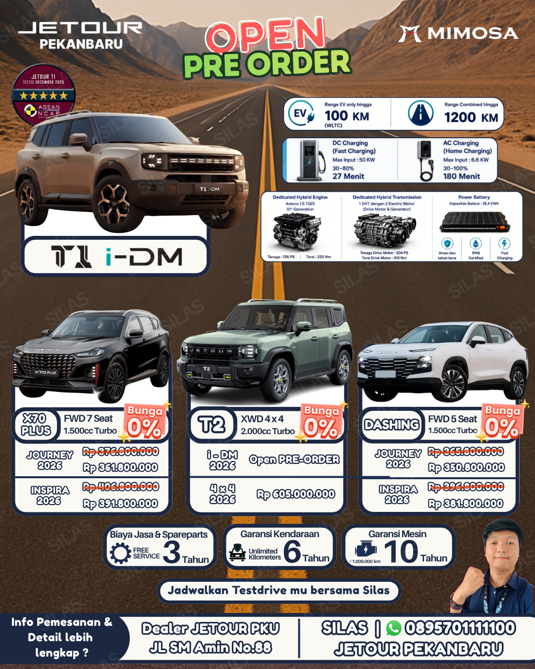 Pricelist Jetour Pekanbaru