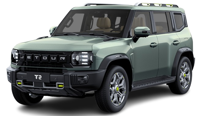 Jetour T2 warna hijau